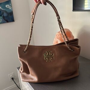 Light brown Tori Burch shoulder bag